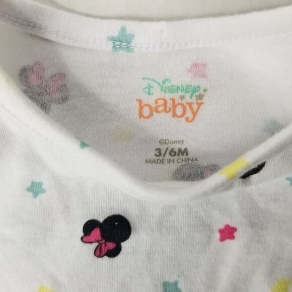 Disney Baby Girl Minnie Mouse 4 Piece Transition Bundle 0-3 & 3-6 Months Pull on - Picture 14 of 15